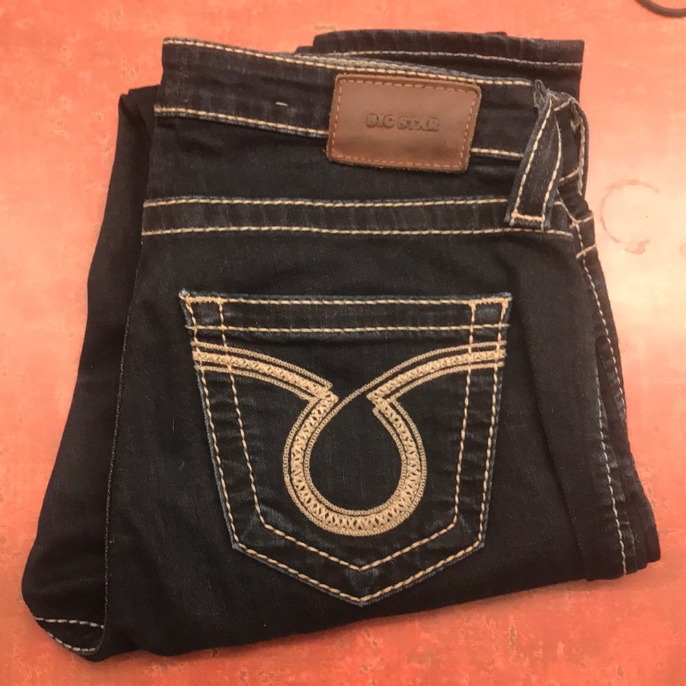 Dark wash Big Star skinny jeans